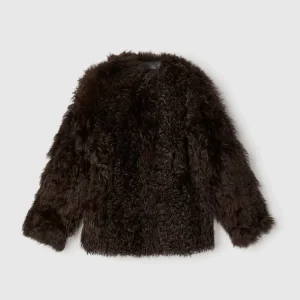Como Shearling Jacket – Chocolate