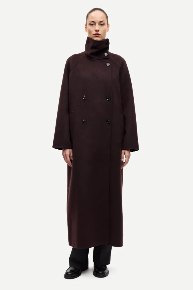 Sahanne Coat - Black Coffee - Bilde 2