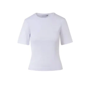 Pippa Rib Tee – White