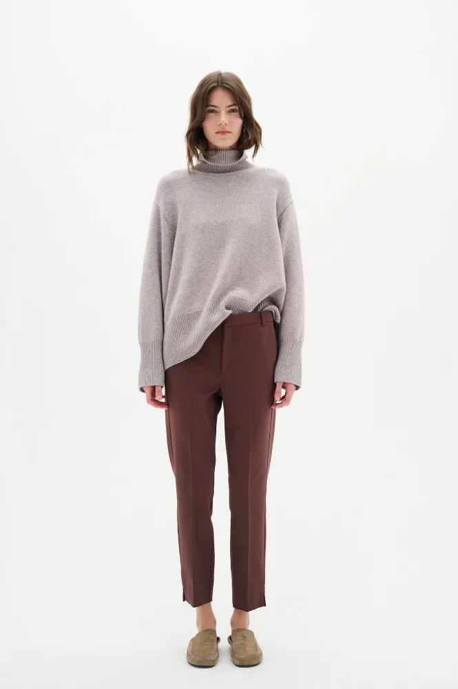 KaxyIW Turtleneck Pullover - Sandy Grey Melange - Bilde 2
