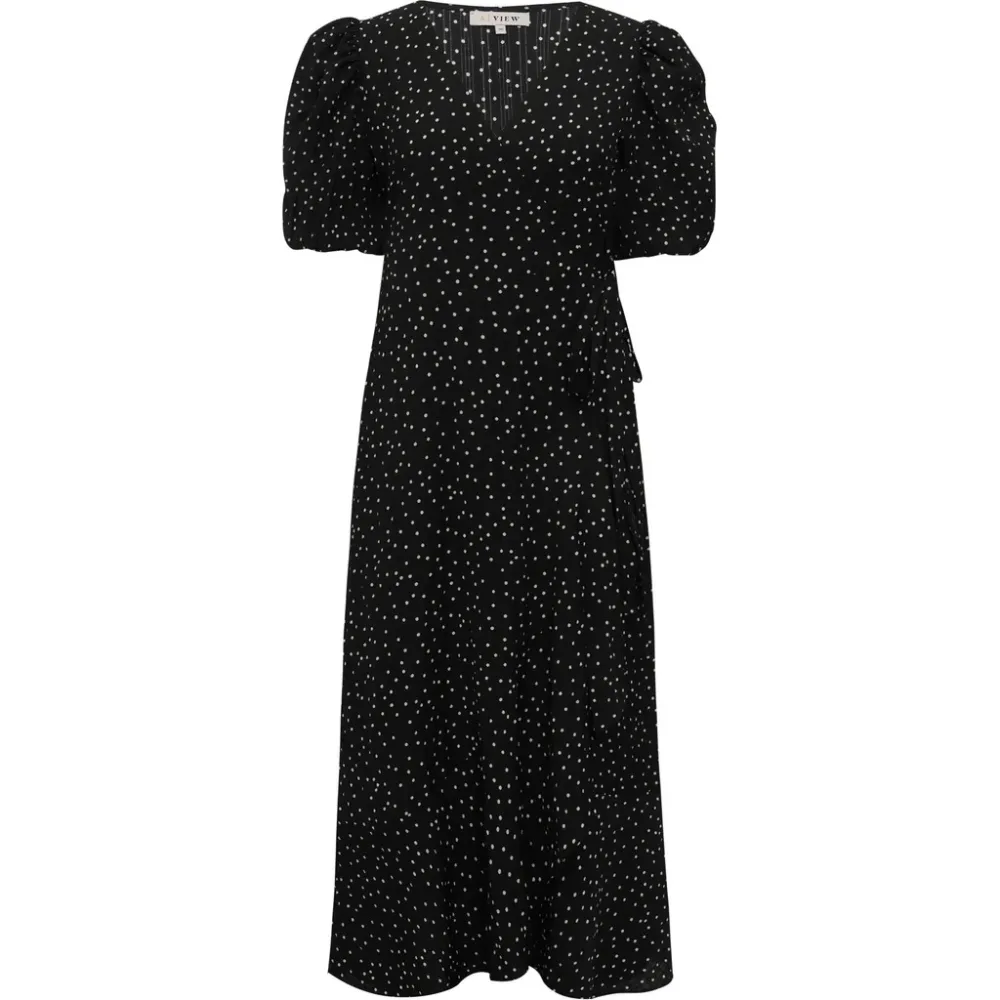Sinda Dot Dress - Black/White