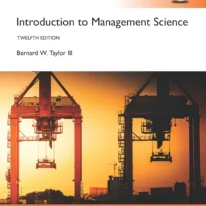 Introduction to Management Science, Global Edition