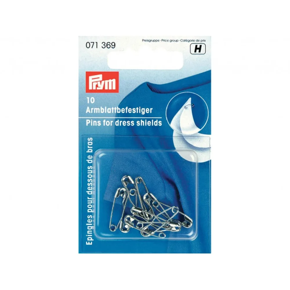 Prym Sikkerhetsnåler 19mm – Sølv – 10stk