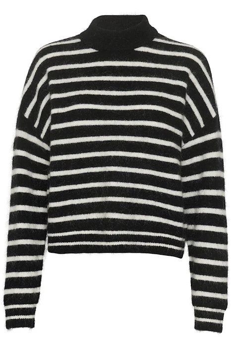 DebbieGZ Pullover - Black/White Striped