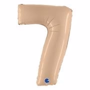 Folie ballong – tall 7 – nude – 86,4cm Folie ballong – tall 7 – nude – 86,4cm