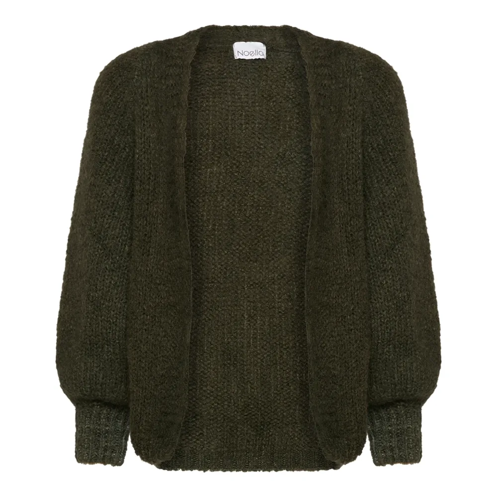 Fora Knit Cardigan - Dark Army