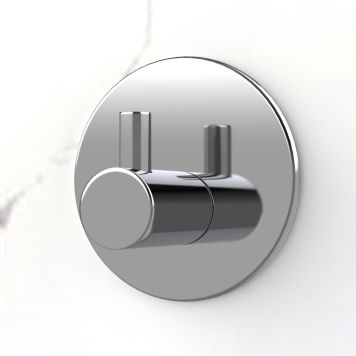 KROK SELVKLEBENDE ENKEL RUND BLANK KROM KROK SELVKLEBENDE ENKEL RUND BLANK KROM