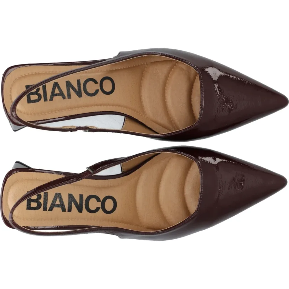 Biamaralyn Slingback Patent - Burgundy - Bilde 3