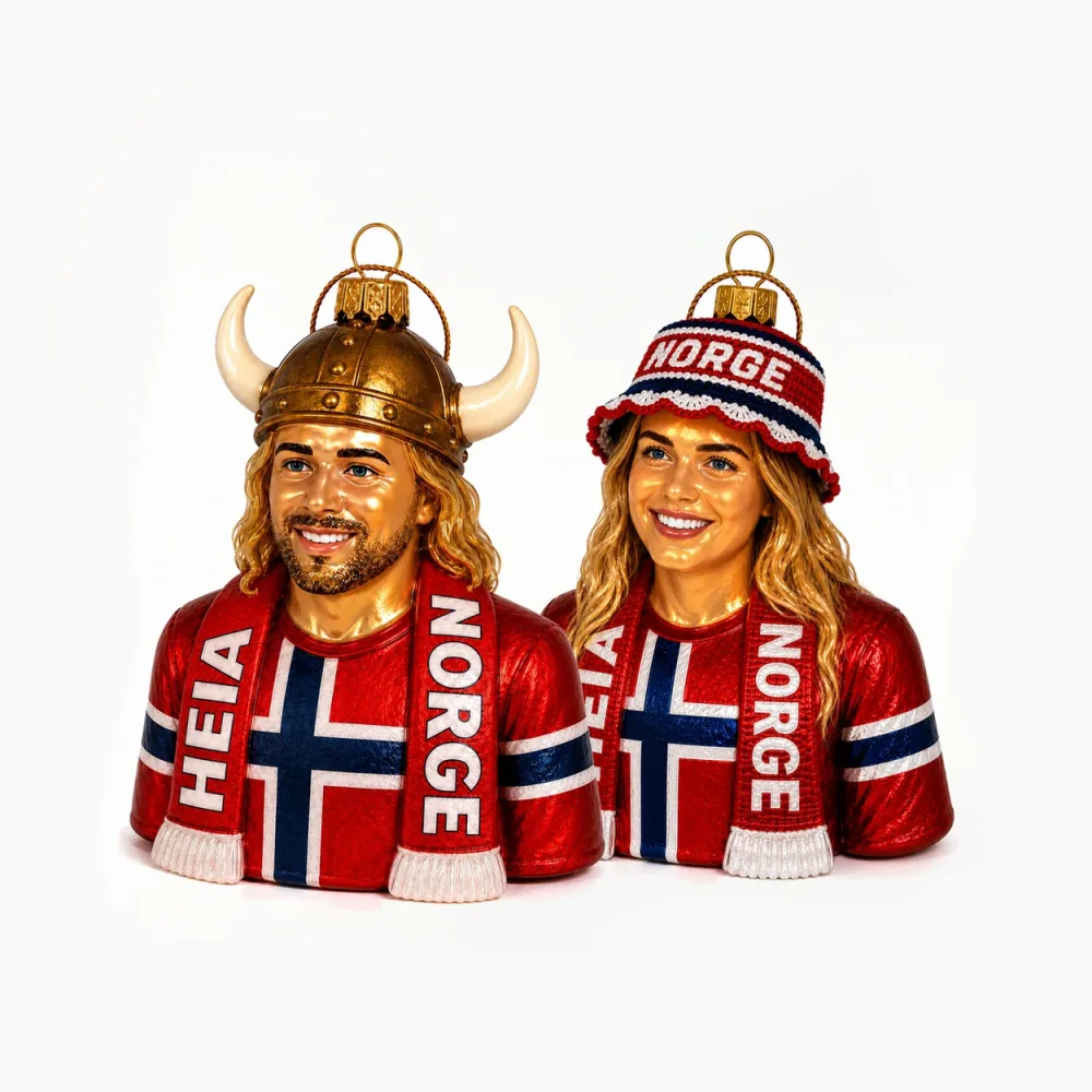 Julekule SUPPORTER Vikinghjelm - By HEIM Studio - Bilde 3