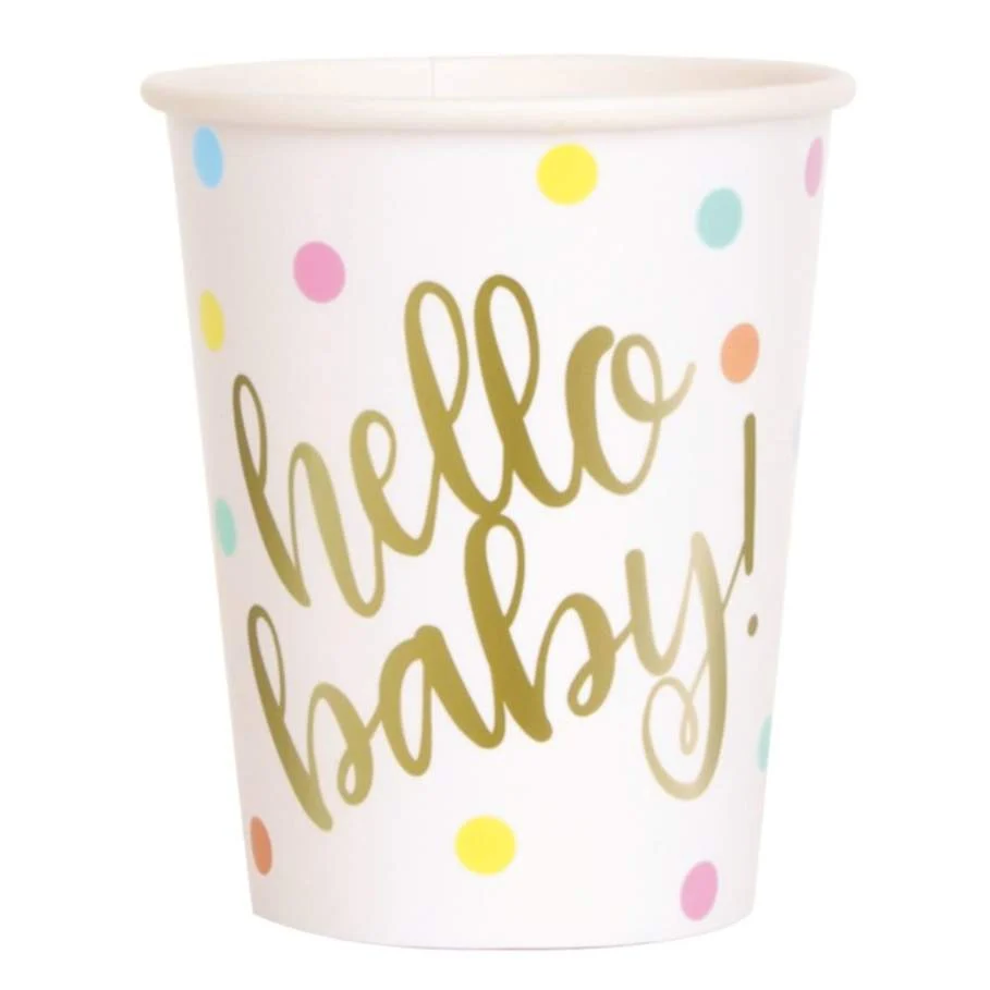 Pappkopper Hello Baby pk/8 Pappkopper Hello Baby pk/8